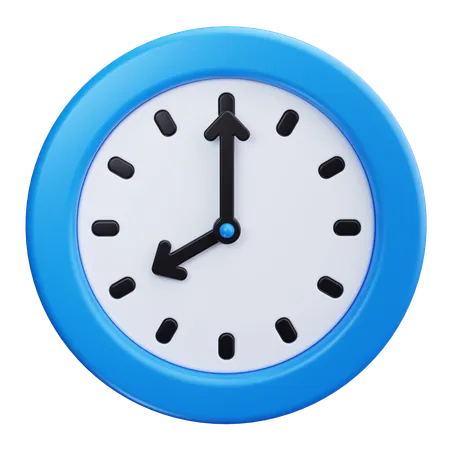 Analog Clock  3D Icon