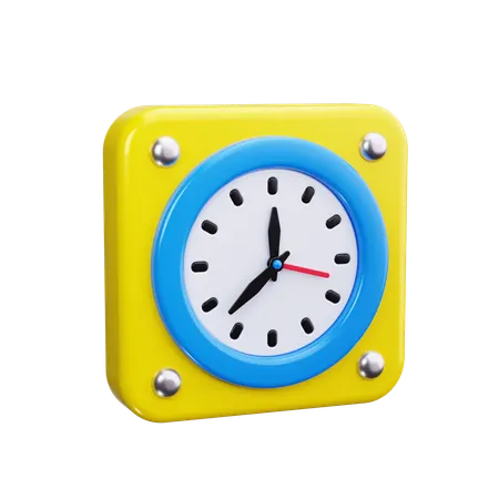 Analog Clock  3D Icon