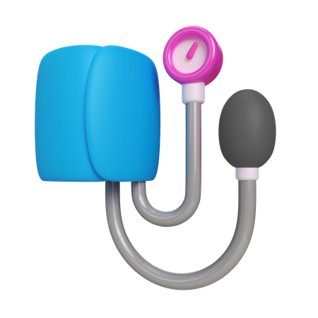 Analog Sphygmomanometer  3D Illustration