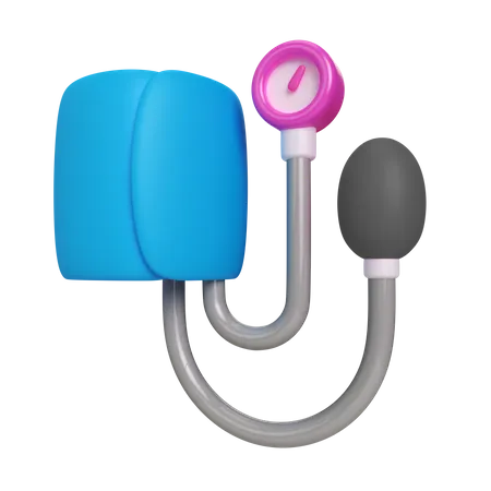 Analog Sphygmomanometer  3D Illustration