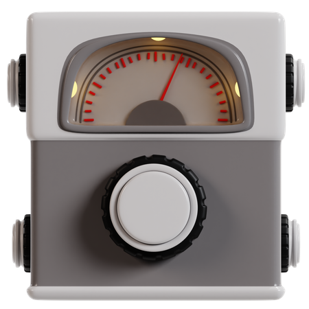 Analog Wattmeter Device  3D Icon