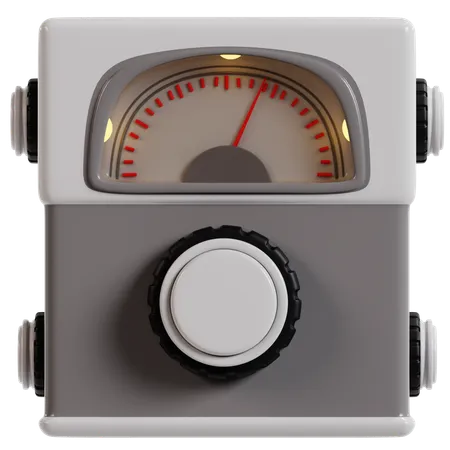 Analog Wattmeter Device  3D Icon