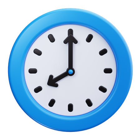 Analoge Uhr  3D Icon