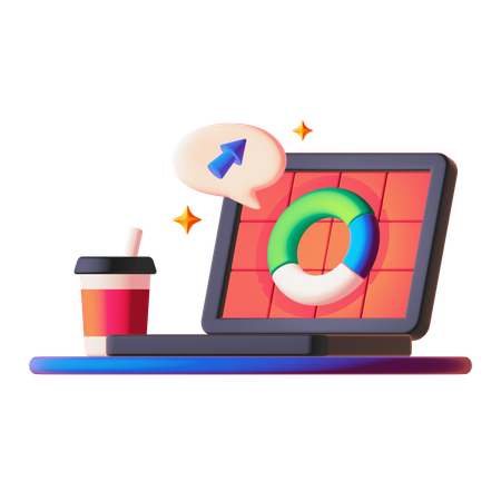 Analytique  3D Icon