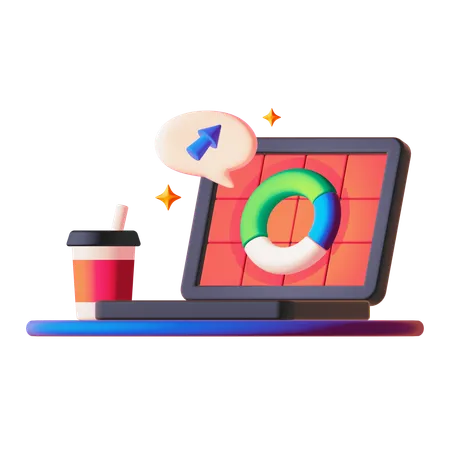 Analytique  3D Icon