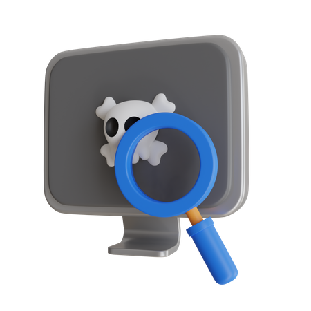 Analyse antivirus  3D Icon