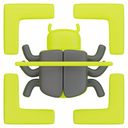 Analyse antivirus  3D Icon