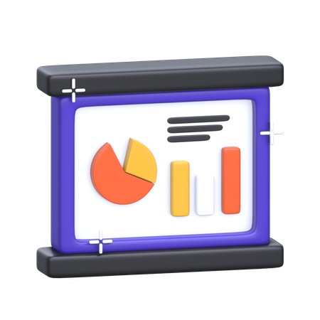 Analyse commerciale  3D Icon