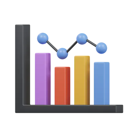 Analyse commerciale  3D Icon