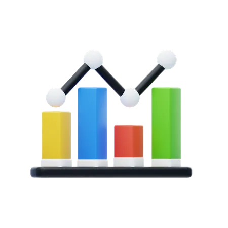 Analyse commerciale  3D Icon