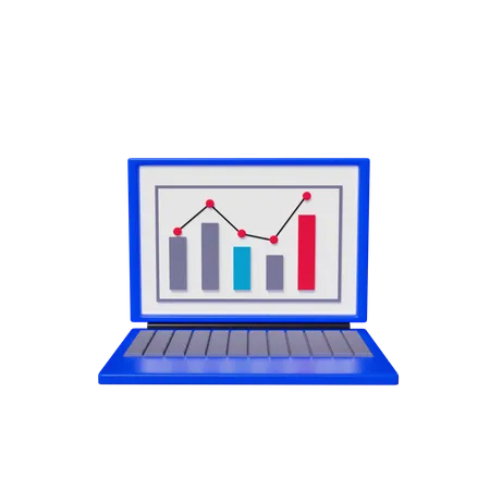 Analyse commerciale  3D Icon