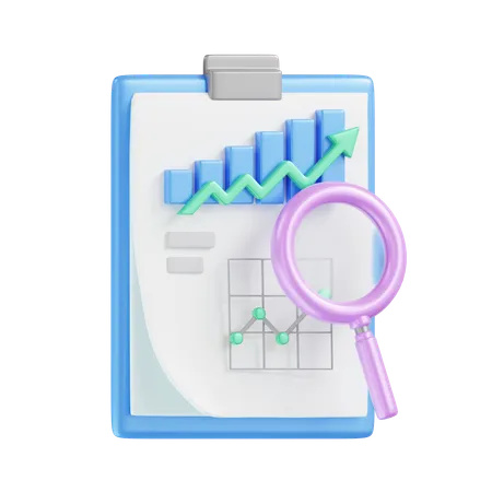 Analyse commerciale  3D Icon