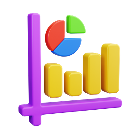 Analyse commerciale  3D Icon