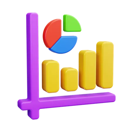 Analyse commerciale  3D Icon