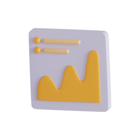 Analyse commerciale  3D Icon