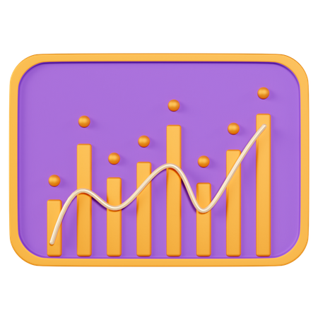 Analyse commerciale  3D Icon