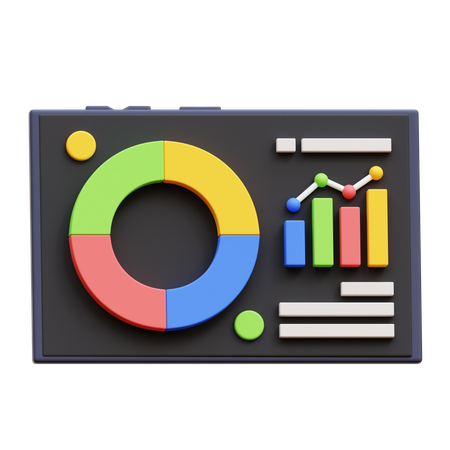 Analyse commerciale  3D Icon