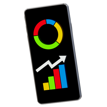 Analyse commerciale  3D Icon