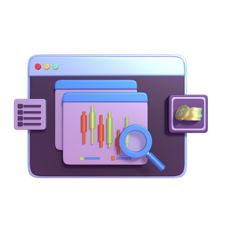 Analyse en chandelier  3D Icon