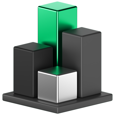 Analyse commerciale  3D Icon