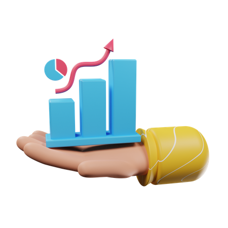 Croissance de l'analyse  3D Illustration