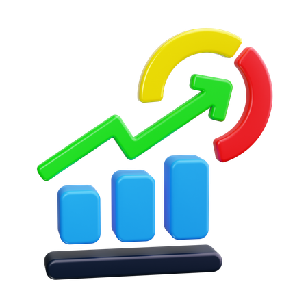 Analyse commerciale  3D Icon