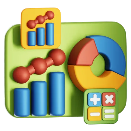 Analyse commerciale  3D Icon