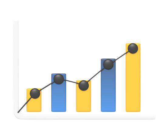 Analyse commerciale  3D Icon