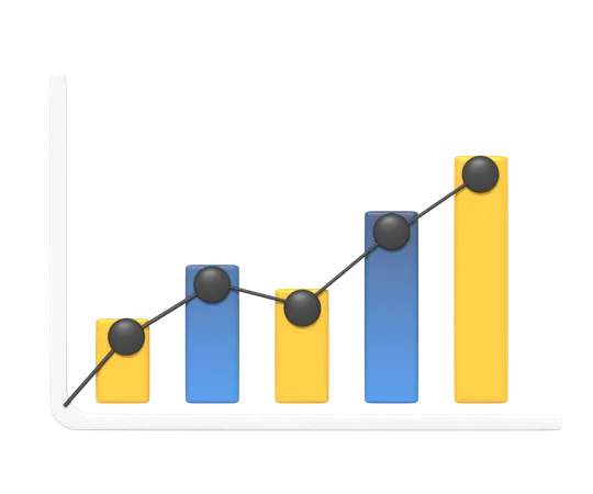 Analyse commerciale  3D Icon