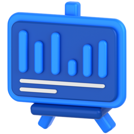 Analyse commerciale  3D Icon