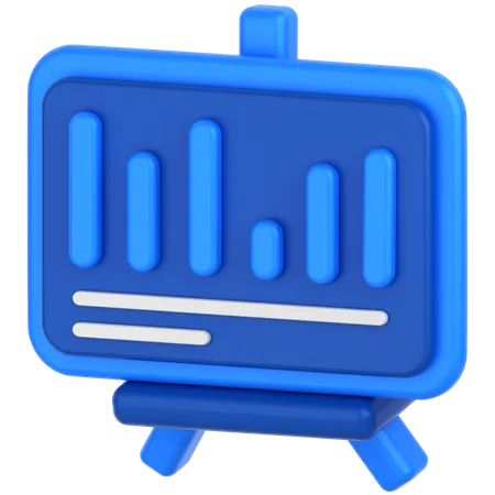 Analyse commerciale  3D Icon