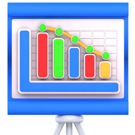 Analyse commerciale  3D Icon