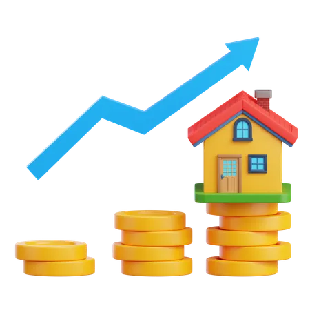 Analyse des investissements  3D Icon