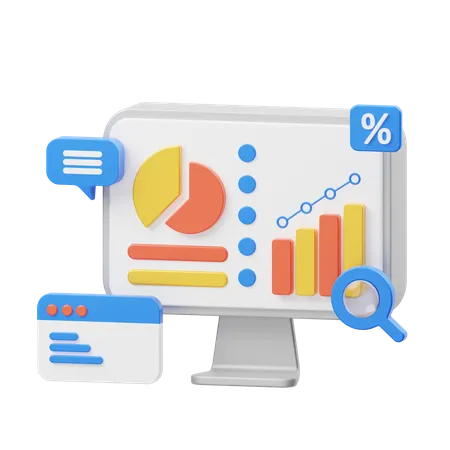Präsentation der Analysedaten  3D Icon