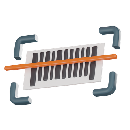 Analyse de code à barres  3D Icon