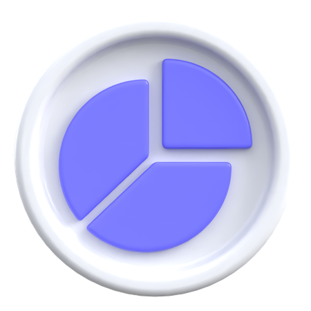 Analyse de diagramme à secteurs  3D Icon