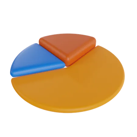 Analyse de diagramme circulaire  3D Icon