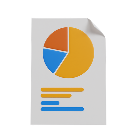 Analyse de diagramme circulaire  3D Icon