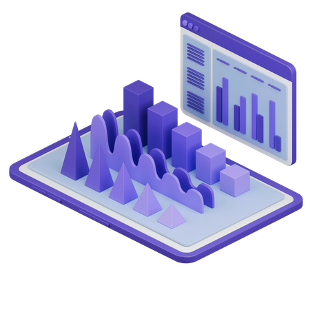 Analyse des données  3D Icon