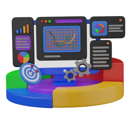 L'analyse des données  3D Icon