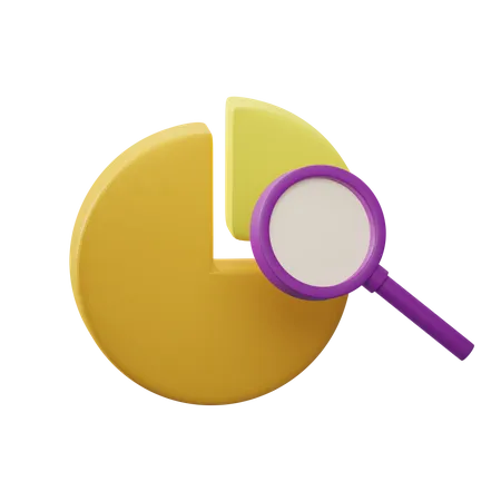 L'analyse des données  3D Illustration