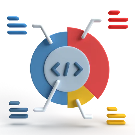 Analyse des données  3D Icon