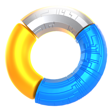 Analyse de données circulaires  3D Icon