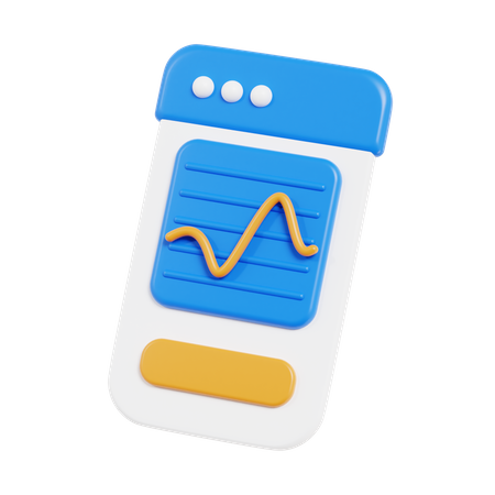 Graphique d'analyse des données  3D Icon