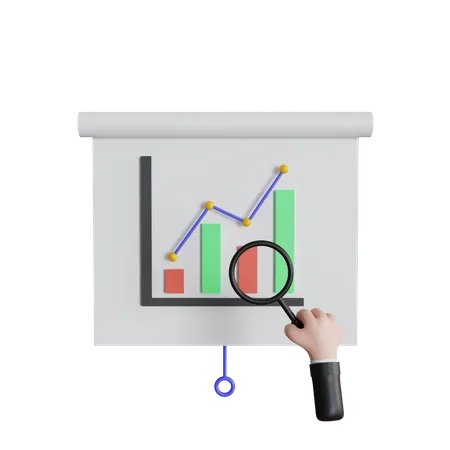 Analyse de la courbe de croissance  3D Icon