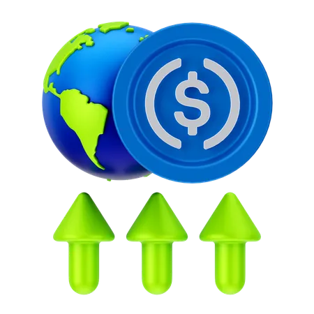 Analyse monétaire  3D Icon