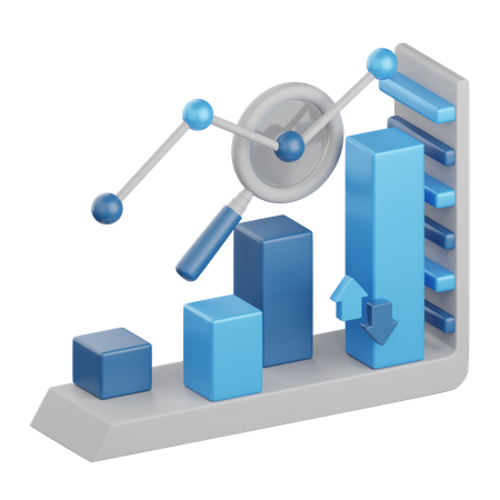 Analyse de marché  3D Icon