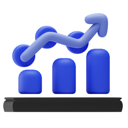 Analyse de marché  3D Icon