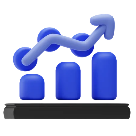 Analyse de marché  3D Icon