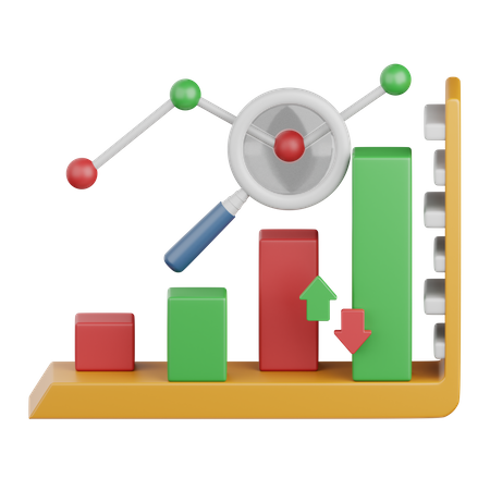 Analyse de marché  3D Icon